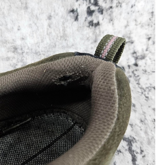 Keen Hiking Trail Shoes Womens 10 Olive Green Suede Lace Up Rubber Toe Rugged - Picture 12 of 16